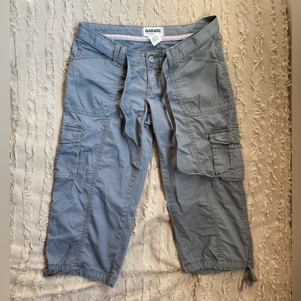 y2k garage Capri cargos w ties